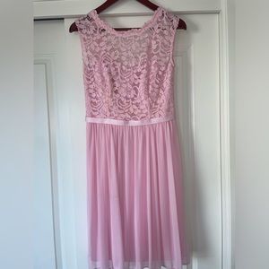 David’s Bridal Pink Dress